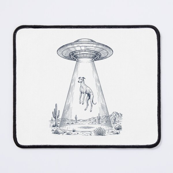 Item preview, Vintage Greyhound UFO Alien Western Dog Mom Dad Lover designed and sold by TerryConnells.
