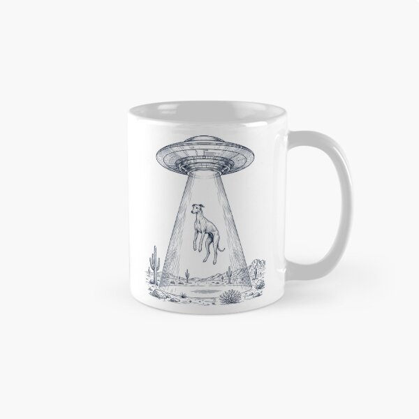 Item preview, Vintage Greyhound UFO Alien Western Dog Mom Dad Lover designed and sold by TerryConnells.