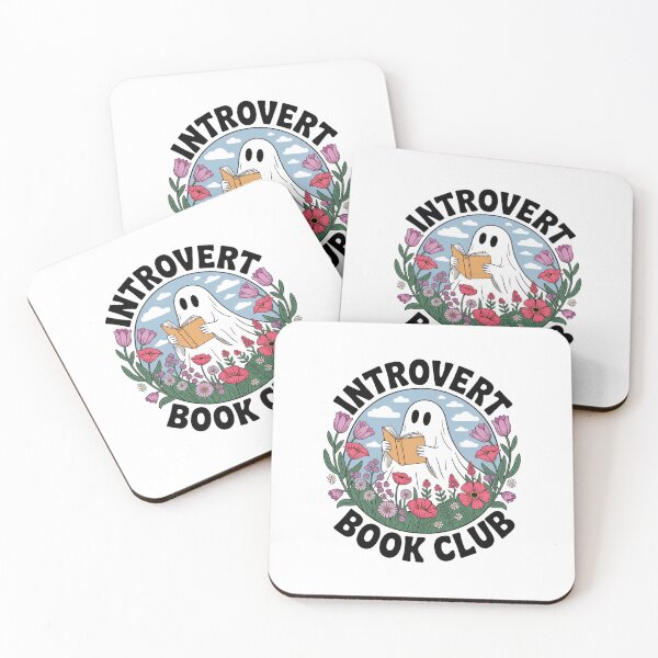 Item preview, Introvert Book Club Ghost Reading Alternative Design designed and sold by Peter Stawicki.