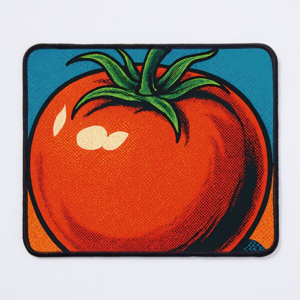 Item preview, Retro Pop Art Tomato | Vibrant Red Fruit Illustration | Bold Fresh Garden Food Aesthetic Design designed and sold by PaintedPixels01.