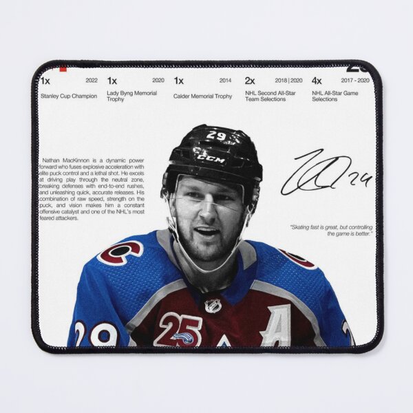 Item preview, Nathan MacKinnon designed and sold by Skeleton Hockey Department .