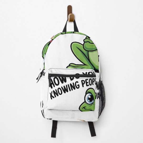 Item preview, How Do You Sleep At Night Knowing People Don't Like You Frog designed and sold by Dressed For Duty.
