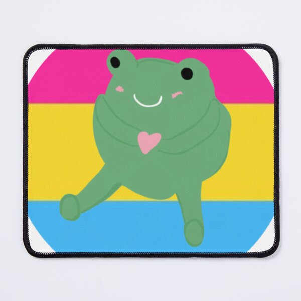 Item preview, Pride frog pansexual cute designed and sold by NewtonCraig.