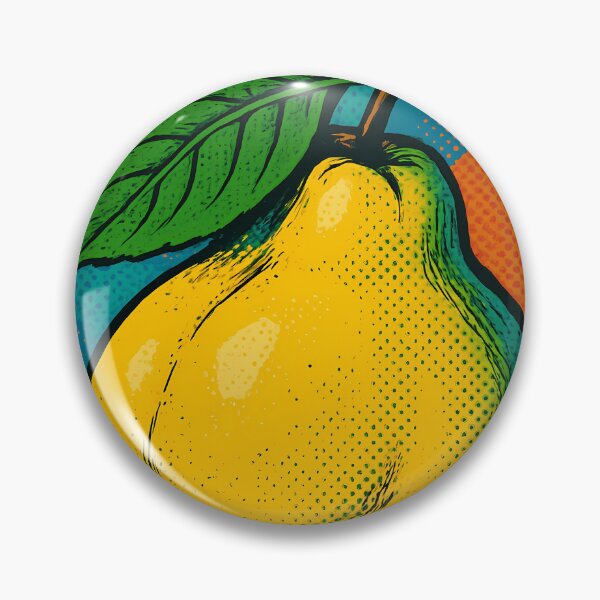 Item preview, Retro Pop Art Quince | Vibrant Golden Fruit Illustration | Bold Vintage Orchard Aesthetic Design designed and sold by PaintedPixels01.