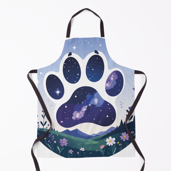 Item preview, Magic Cosmic Cat Paw Print Galaxy Nature Art designed and sold by BestChoiceService.