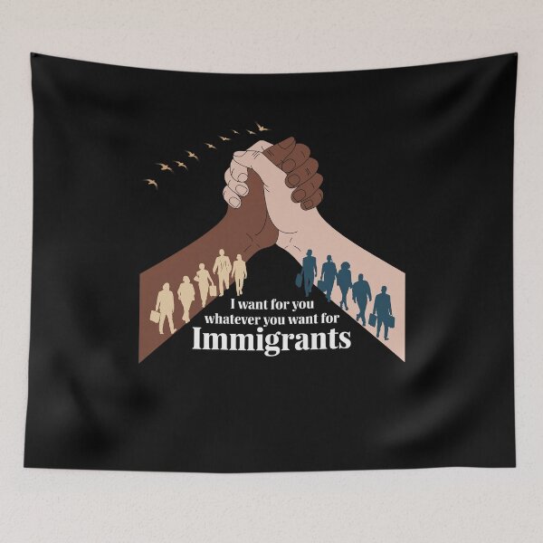 Item preview, I Want For You Whatever You Want For Immigrants Liberty designed and sold by Dressed For  Duty.