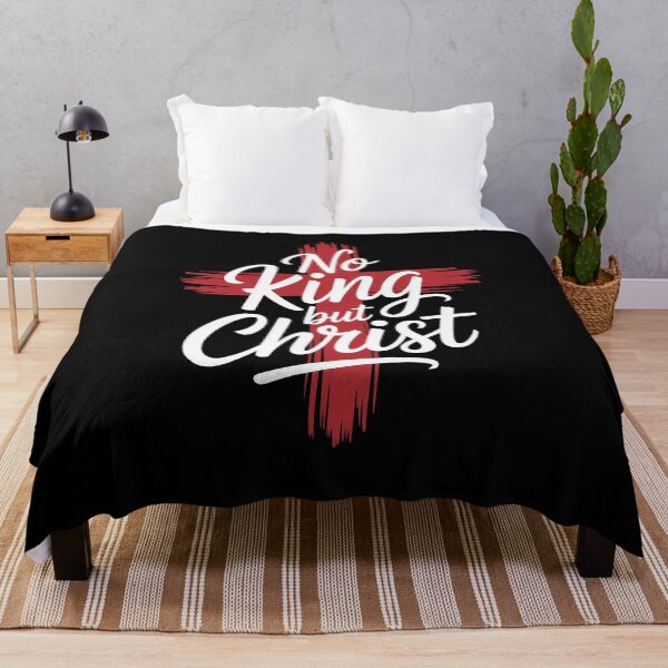 Item preview, No Christian King But Christ Cross God Jesus Faith designed and sold by Dressed For Duty.