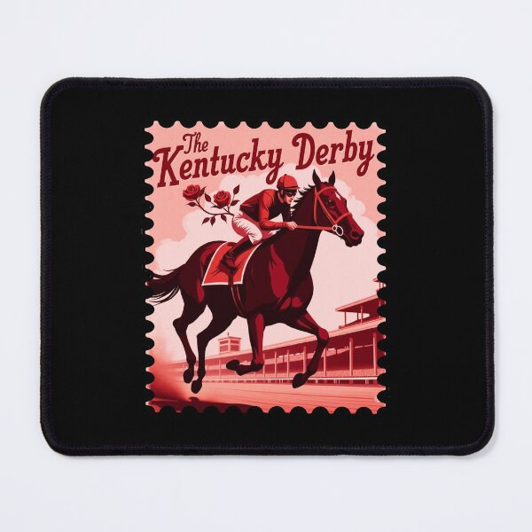 Item preview, Kentucky Derby stamp vintage designed and sold by JustuKitties.