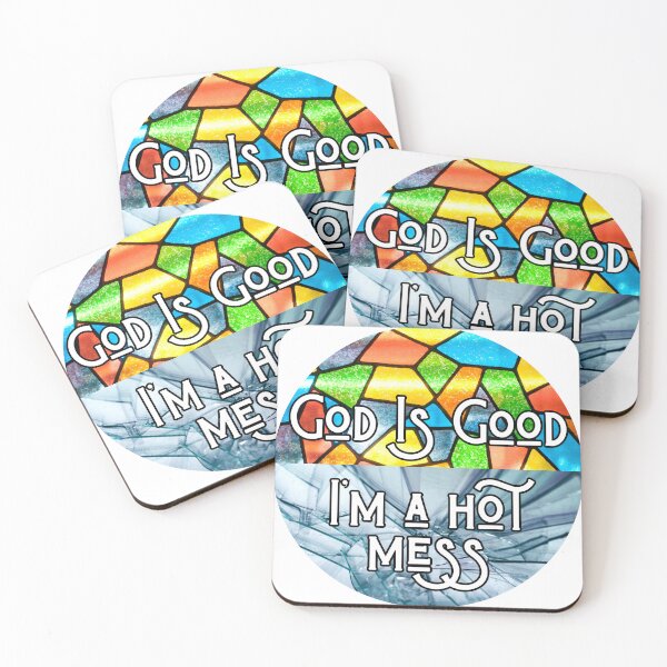 Item preview, God is Good I'm a Hot MEss designed and sold by Faithandfandom.