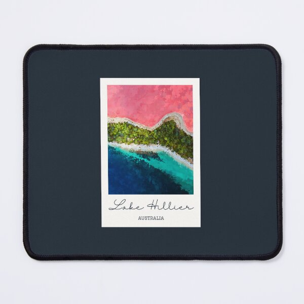 Item preview, Lake Hillier Pink Waters Aerial View - Vintage Souvenir designed and sold by twentytwo ART souvenir designs.
