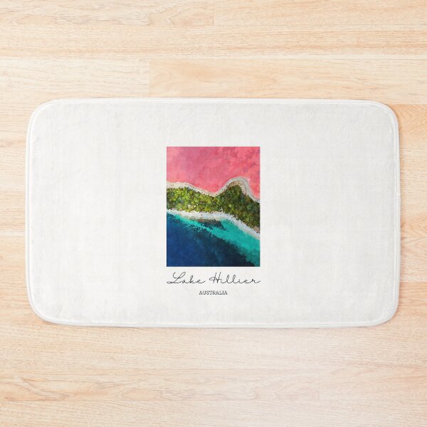 Item preview, Lake Hillier Pink Waters Aerial View - Vintage Souvenir designed and sold by twentytwo ART souvenir designs.