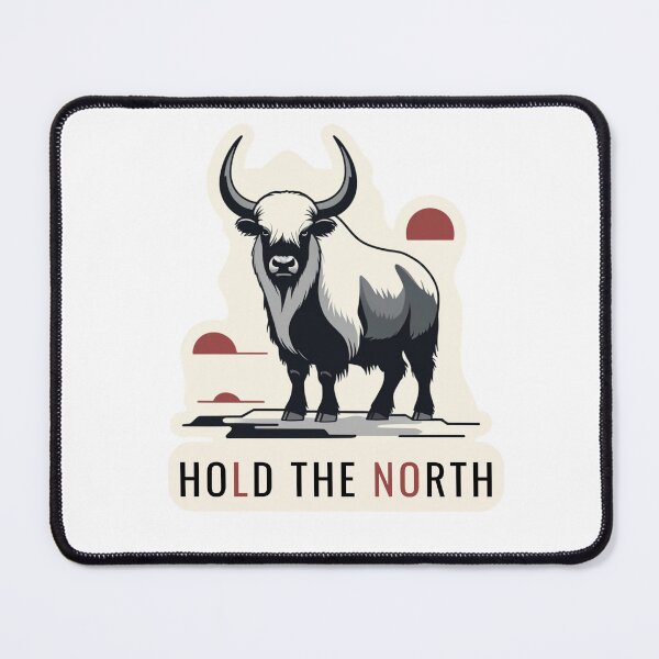 Item preview, Musk Ox Guardian – Arctic Silent Strength Dark Nature Aesthetic designed and sold by shlepyart.