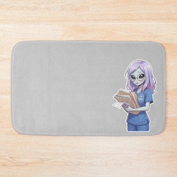 Item preview, Stressed Alien Nurse Drowning in Paperwork designed and sold by Sunkhung.