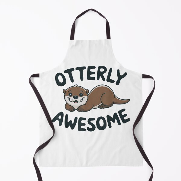 Item preview, otterly awesome funny otter sea animal retro designed and sold by 3INEKMIZAN.