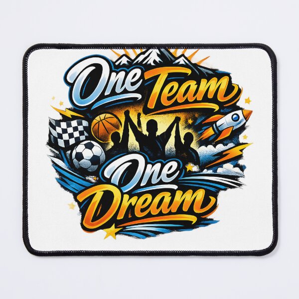 Item preview, One Team. One Dream designed and sold by Focus-Photo-PG.