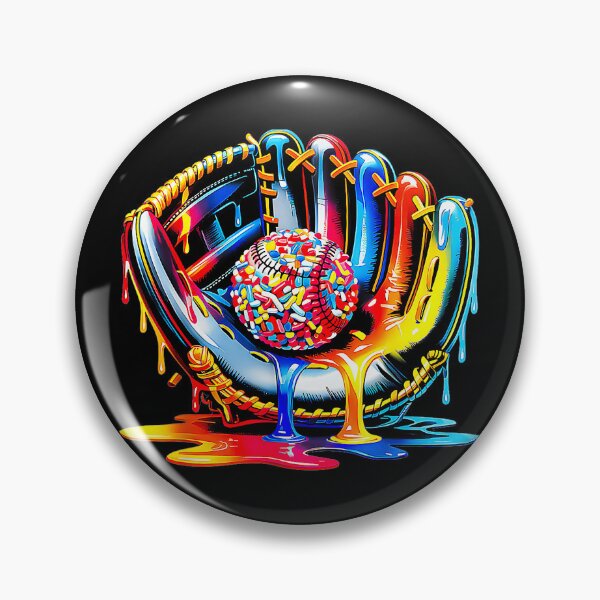 Item preview, Melting Pop Art Baseball Glove Explosion designed and sold by QuentinHarrow.