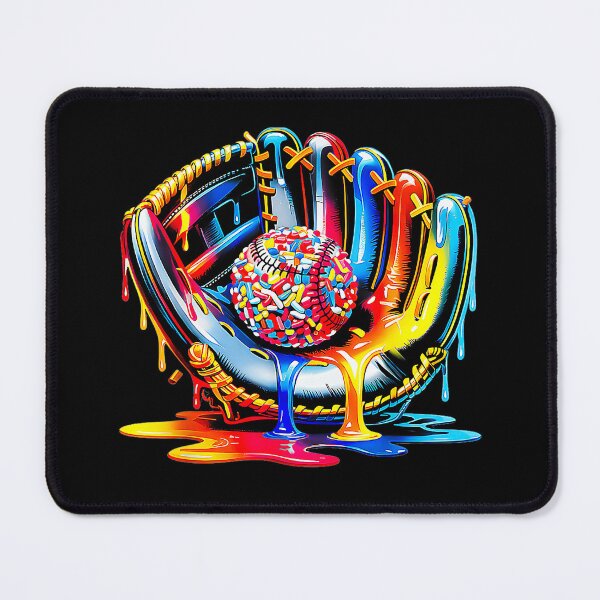 Item preview, Melting Pop Art Baseball Glove Explosion designed and sold by QuentinHarrow.