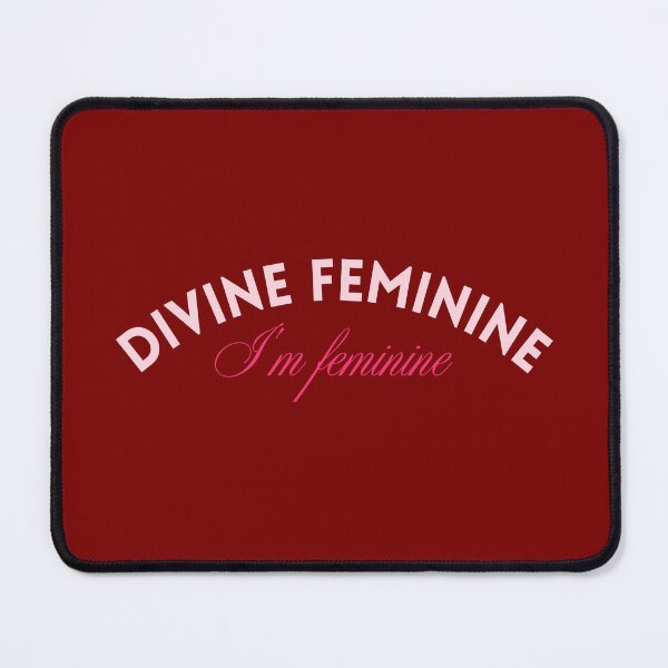 Item preview, divine feminine aesthetic text design | soft girl energy quote designed and sold by romelleworks.