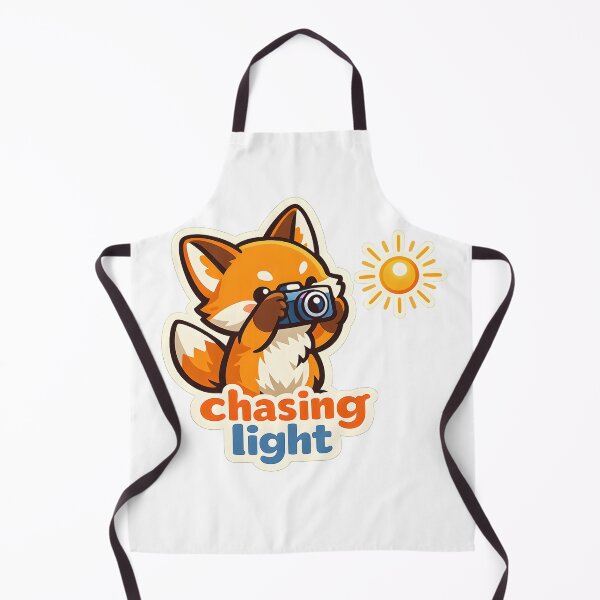 Item preview, Golden Hour Fox – Chasing Light Photography Sticker Style designed and sold by Naviora.