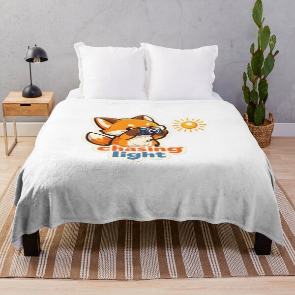 Item preview, Golden Hour Fox – Chasing Light Photography Sticker Style designed and sold by Naviora.