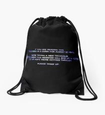 20 year coma Drawstring Bag