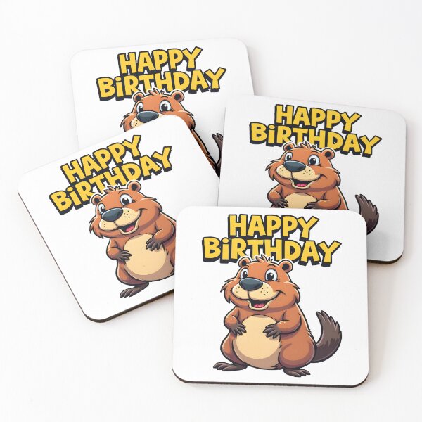 Item preview, Cute Funny Capybara Animal Lover Happy Birthday Gift Design  designed and sold by ArtDesignerHub.