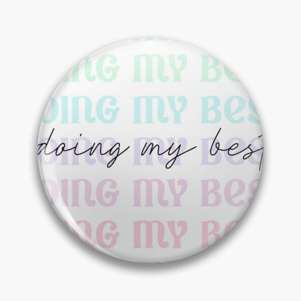 Item preview, Doing My Best Aesthetic Motivational Typography designed and sold by jainsakshi078.