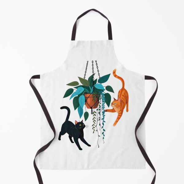 Item preview, Cute Cats Hanging Macrame Plant Playful Feline Art designed and sold by chattsuede.