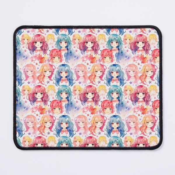 Item preview, Watercolor Anime - Cute Kuwaii Pattern designed and sold by EliteShadow.