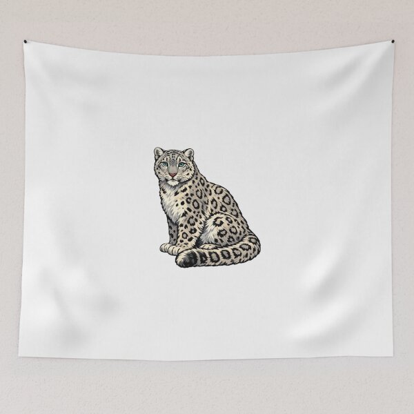 Item preview, Arctic Gaze Snow Leopard designed and sold by Suyashjadhav.