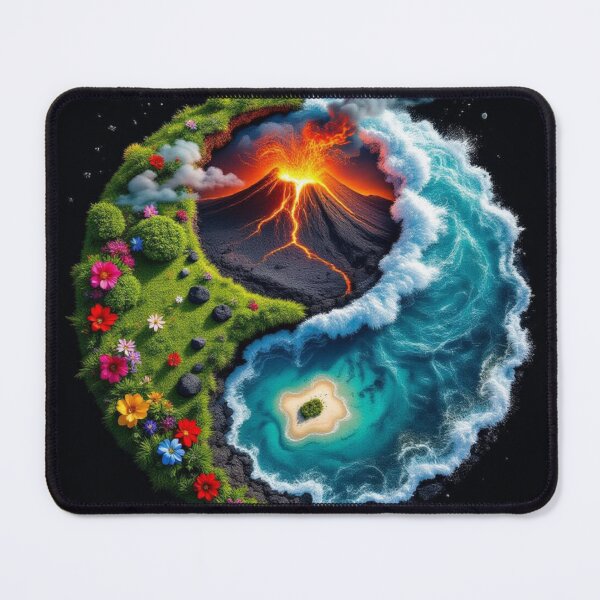 Item preview, Ying -Yang Earth  designed and sold by Live4Create-Shop.
