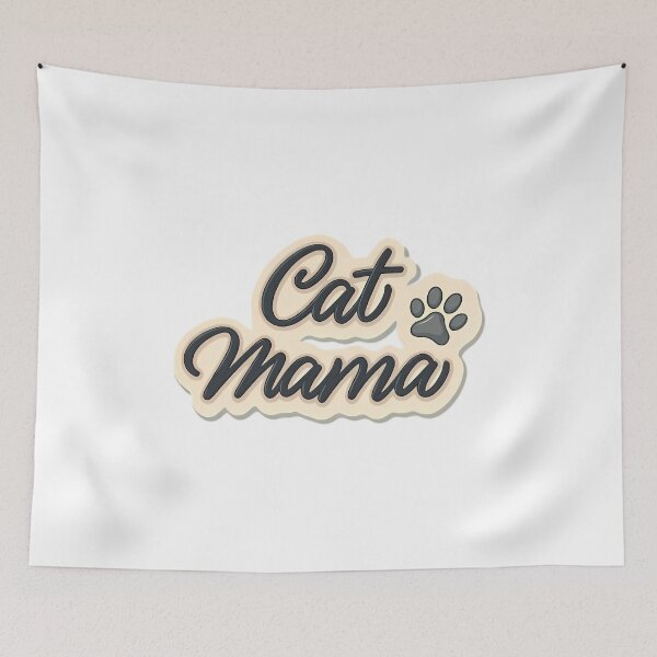 Item preview, Devoted Cat Mama Paw Print Design designed and sold by chattsuede.