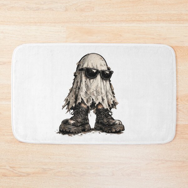 Item preview, Cool Ghost in Sunglasses and Combat Boots designed and sold by jgvisualarts.