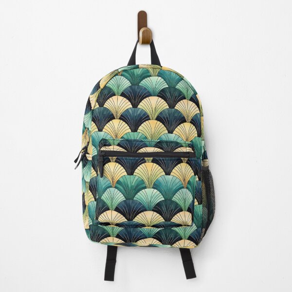 Item preview, Modern Art Deco Pattern - Blues and Yellows designed and sold by EliteShadow.