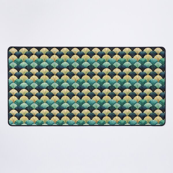 Item preview, Modern Art Deco Pattern - Blues and Yellows designed and sold by EliteShadow.