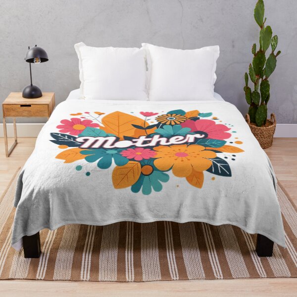 Item preview, Cheerful Floral Mother Design with Bouquet designed and sold by chattsuede.