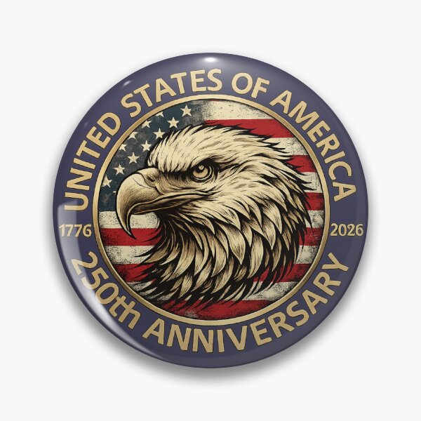 Item preview, United States of America 250th Anniversary Patriotic Bald Eagle designed and sold by MdEchoSTS.