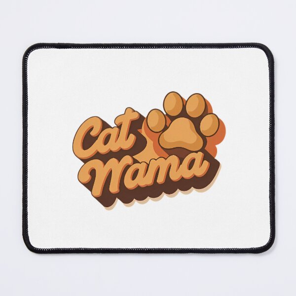 Item preview, Retro Cat Mama Paw Print Design designed and sold by chattsuede.