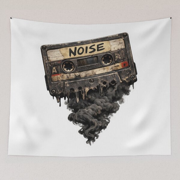 Item preview, Smoking “NOISE” Cassette Tape designed and sold by jgvisualarts.