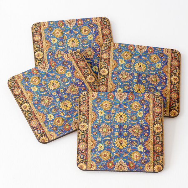 Item preview, Antique Tabriz Persian Carpet designed and sold by Vicky Brago-Mitchell®.