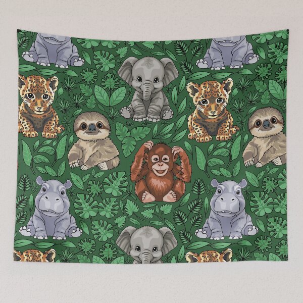 Item preview, Jungle Babies  designed and sold by Unhinged Heather.