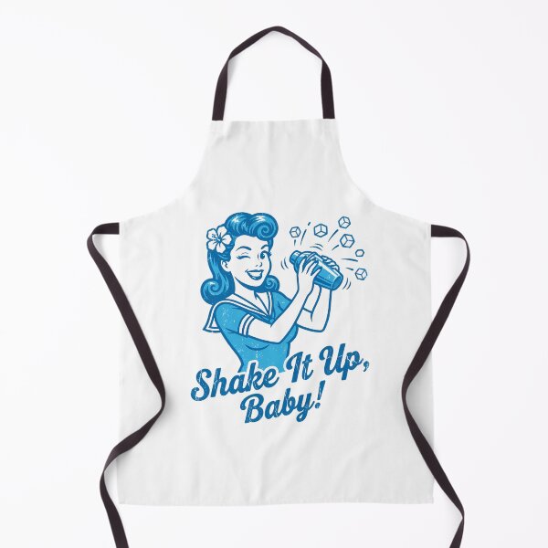 Item preview, Shake It Up Baby Retro Pinup Cocktail Illustration designed and sold by chattsuede.