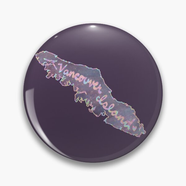 Item preview, Tie Dye Vancouver Island Outline with Cursive Handwritten Font designed and sold by Wild Coast Creative.