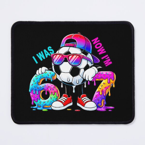 Item preview, I Was 6 Now I'm 7 Seventh Birthday Soccer Fan Boy designed and sold by QuentinHarrow.