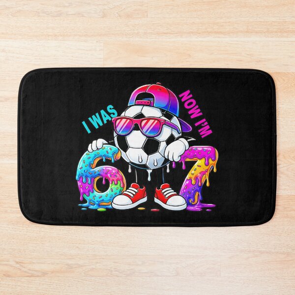 Item preview, I Was 6 Now I'm 7 Seventh Birthday Soccer Fan Boy designed and sold by QuentinHarrow.