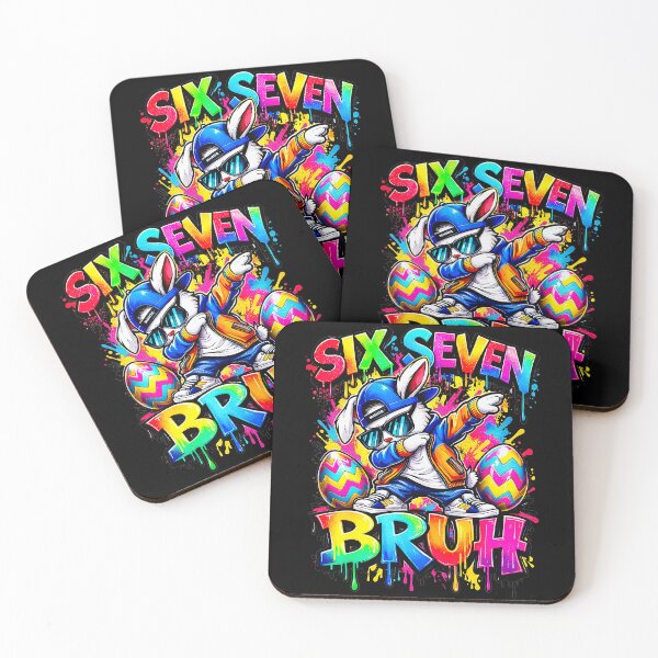 Item preview, Six Seven Bruh Dabbing Easter Bunny Birthday Boy Kids designed and sold by QuentinHarrow.