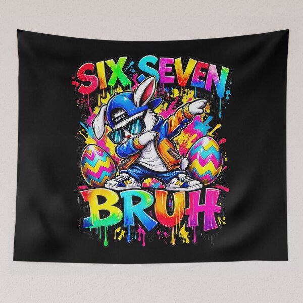 Item preview, Six Seven Bruh Dabbing Easter Bunny Birthday Boy Kids designed and sold by QuentinHarrow.