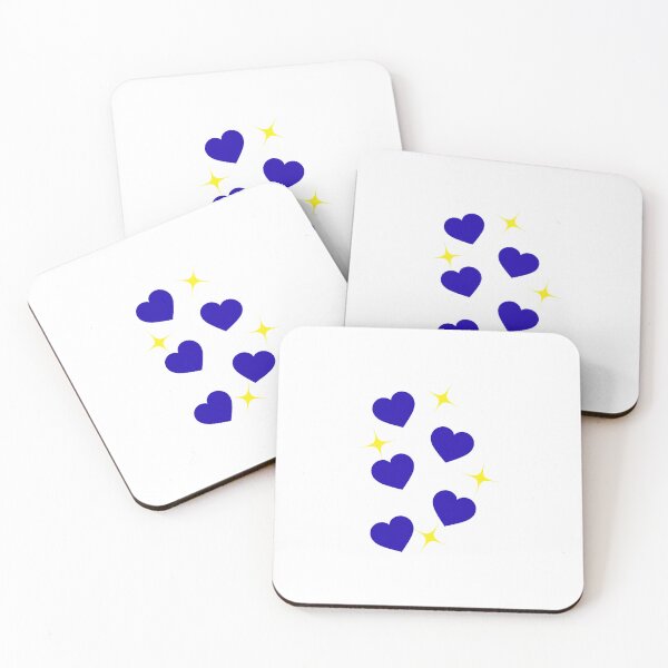 Item preview, Copy of Copy of Cute Blue Hearts Sparkle – Romantic Love Minimalist Design designed and sold by SarkisovaNune.