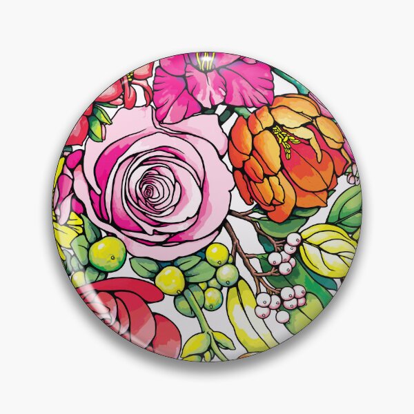 Item preview, Pop Art Painting of Flowers designed and sold by cremedecolor.