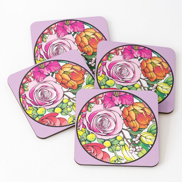 Item preview, Pop Art Painting of Flowers designed and sold by cremedecolor.